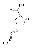 (2S,4S)-H-L-Pro(4-N3)-OH结构式