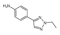 4-(2-ethyltriazol-4-yl)aniline结构式