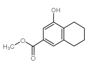 5,6,7,8-四氢-4-羟基-2-萘羧酸甲酯结构式