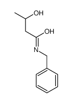 N-benzyl-3-hydroxybutanamide结构式