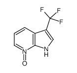 3-(Trifluoromethyl)-1H-pyrrolo[2,3-b]pyridine 7-oxide结构式
