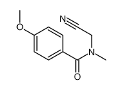 N-(cyanomethyl)-4-methoxy-N-methylbenzamide结构式