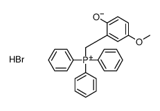 (2-hydroxy-5-methoxyphenyl)methyl-triphenylphosphanium,bromide结构式