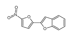 2-(5-nitrofuran-2-yl)-1-benzofuran结构式