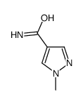 1-methyl-1H-pyrazole-4-carboxamide结构式