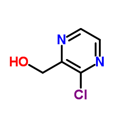 3-氯-2-吡嗪甲醇结构式