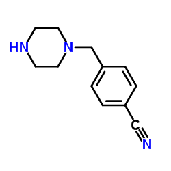 1-(4-氰基苄基)哌嗪结构式