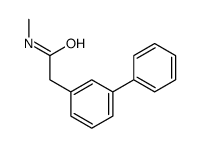 N-methyl-2-(3-phenylphenyl)acetamide结构式