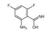 2-氨基-4,6-二氟苯甲酰胺结构式