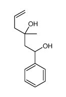 3-methyl-1-phenylhex-5-ene-1,3-diol结构式