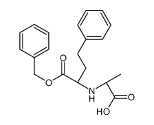 N-[1-(S)-苄氧基羰基-3-苯基丙基]-L-丙氨酸结构式