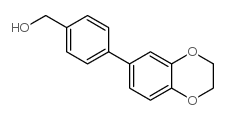 4-(2,3-Dihydrobenzo[1,4]dioxin-6-yl)benzyl alcohol结构式