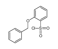 2-phenylmethoxybenzenesulfonyl chloride结构式