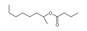 [(2R)-octan-2-yl] butanoate结构式