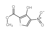 3-羟基-4-硝基噻吩-2-羧酸甲酯结构式