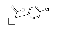 l-(4-氯-苯基)-环丁烷羰酰氯结构式