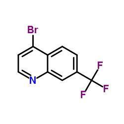 4-溴-7-三氟甲基喹啉结构式
