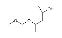 4-(methoxymethoxy)-2-methylpentan-2-ol结构式