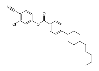 (3-chloro-4-cyanophenyl) 4-(4-pentylcyclohexyl)benzoate结构式