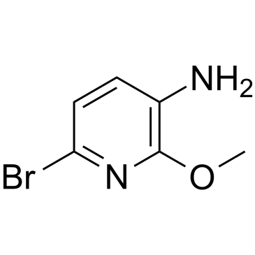 2-甲氧基-3-氨基-6-溴吡啶结构式