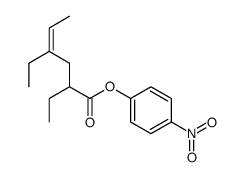 (4-nitrophenyl) 2,4-diethylhex-4-enoate结构式