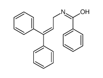 N-(3,3-diphenylprop-2-enyl)benzamide结构式