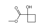 methyl 1-hydroxycyclobutane-1-carboxylate结构式