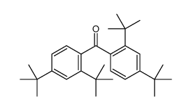 bis(2,4-ditert-butylphenyl)methanone结构式
