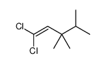 1,1-dichloro-3,3,4-trimethylpent-1-ene结构式