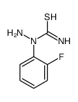 1-amino-1-(2-fluorophenyl)thiourea结构式