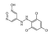 N-[3-nitroso-2-[2-(2,4,6-trichlorophenyl)hydrazinyl]prop-2-enylidene]hydroxylamine结构式