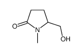 5-(hydroxymethyl)-1-methylpyrrolidin-2-one结构式