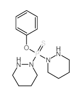 Phosphinothioic acid,bis(tetrahydro-1(2H)-pyridazinyl)-, O-phenyl ester (9CI)结构式