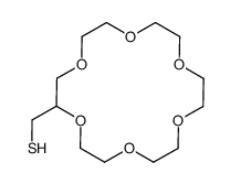 1,4,7,10,13,16-hexaoxacyclooctadec-2-ylmethanethiol结构式