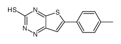6-(4-methylphenyl)-2H-thieno[2,3-e][1,2,4]triazine-3-thione结构式