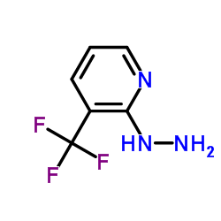 2-肼基-3-三氟甲基吡啶结构式