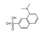 8-(dimethylamino)naphthalene-2-sulfonic acid结构式