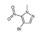 1H-Pyrazole, 4-bromo-1-Methyl-5-nitro-结构式