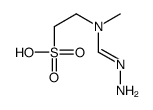 2-[methanehydrazonoyl(methyl)amino]ethanesulfonic acid结构式