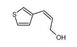 3-thiophen-3-ylprop-2-en-1-ol结构式