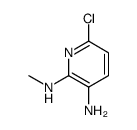 6-氯-N2-甲基-2,3-二氨基吡啶结构式