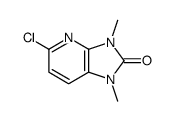 5-chloro-1,3-dimethylimidazo[4,5-b]pyridin-2-one结构式