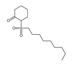 2-nonylsulfonylcyclohexan-1-one结构式