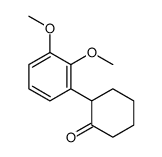 2-(2,3-dimethoxyphenyl)cyclohexan-1-one结构式