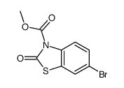 methyl 6-bromo-2-oxo-1,3-benzothiazole-3-carboxylate结构式