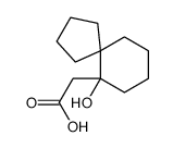 2-(10-hydroxyspiro[4.5]decan-10-yl)acetic acid结构式