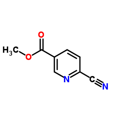6-氰基吡啶-3-甲酸甲酯结构式