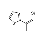 trimethyl(2-thiophen-2-ylprop-1-enyl)silane结构式
