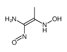 N-(1-amino-1-nitrosoprop-1-en-2-yl)hydroxylamine结构式