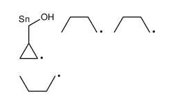 [(1R,2R)-2-tributylstannylcyclopropyl]methanol结构式